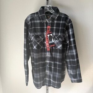 Freedom Foundry men’s soft fleece button down shirt size medium- NWT